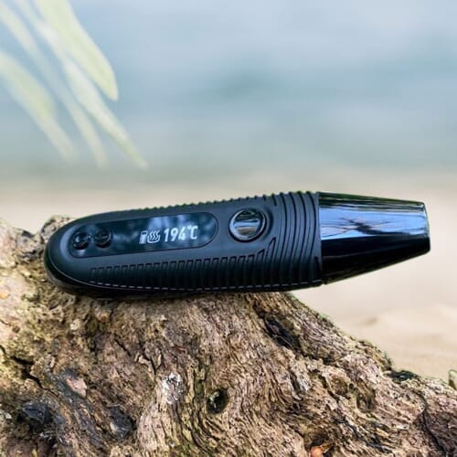 The Boundless CFC 2.0 vaporizer is small and easy to bring with you when you leave the home