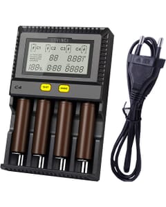 The DaVinci Battery Charger can charge two batteries at the same time.