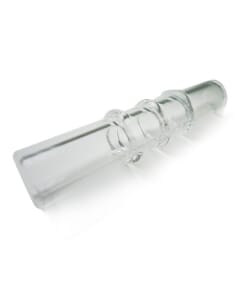 The Glass Mouthpiece for Whip connects to the end of the whip