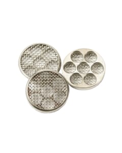 Ces filtres/grilles pour vaporisateurs IOLITE se placent dans la chambre de remplissage et empêchent les particules d'herbe de pénétrer dans votre embout