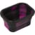 The Silicone Bowl has a beautiful dark pink colour.