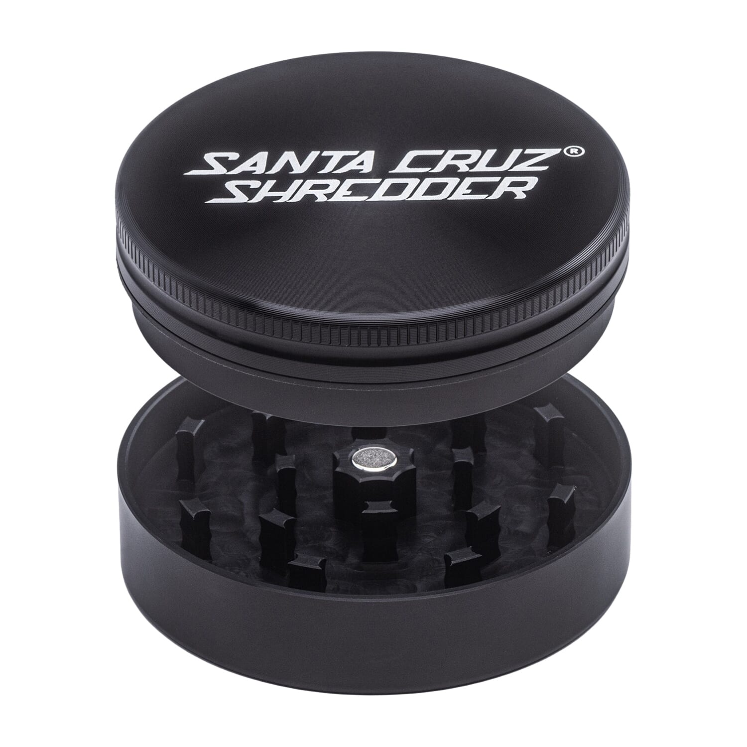 Grinder Herza In Lega Di Zinco Premium - Tritatore Per Erbe E Spezie Con Setaccio E Coperchio Magnetico (Grigio, 1.6 Pollici)