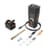 Svi dijelovi uključeni uz vaporizer Venty tvrtke Storz & Bickel. 

Na slici se nalazi vaporizer Venty s odvojenom jedinicom za hlađenje i izloženim USB-C kablom za punjenje i manjim dijelovima za održavanje.