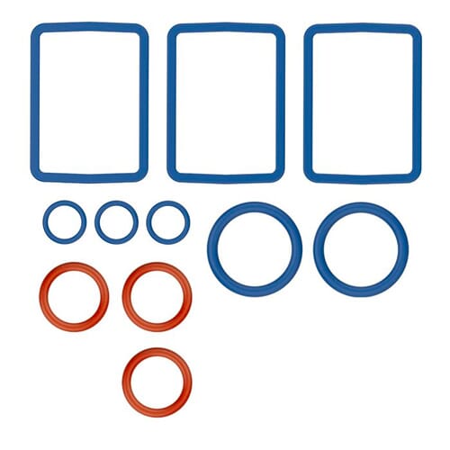 A Venty Tömítőgyűrű Készlet tizenegy tömítőgyűrűt tartalmaz négy különböző formában.