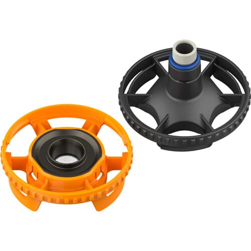 La chambre de remplissage avec adaptateur à capsule de dosage pour Volcano Hybrid est faite en aluminium avec revêtement céramique