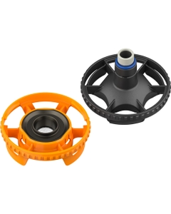 La Cámara de relleno con Adaptador para cápsulas dosificadoras del Volcano Hybrid está hecha de aluminio recubierto de cerámica