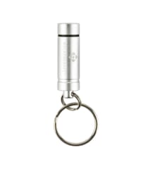 The Wolkenkraft Capsule Container is easy to attach to any keychain.