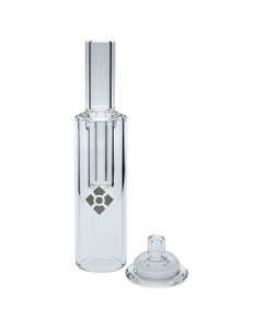 El Bubbler de cristal para el Wolkenkraft FX Mini está hecho de vidrio borosilicato.