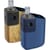 Un Wolkenkraft FX Mini Ultra in stile legno e un altro in stile blu uno accanto all'altro con le bocchette inserite