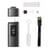 All the parts included when you purchase the XLux Roffu vaporizer; a cleaning brush, a charging cable, two screens, two o-ring and three cotton swabs.